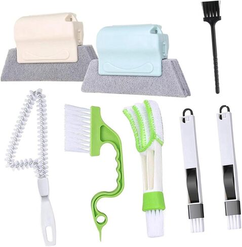 OUNONA 1Set Handheld Window Groove Cleaning Brush Durable Tile Crevice Brush for Gaps and Tracks Compact Design for Essential Tool for Home Cleaning in Kuwait