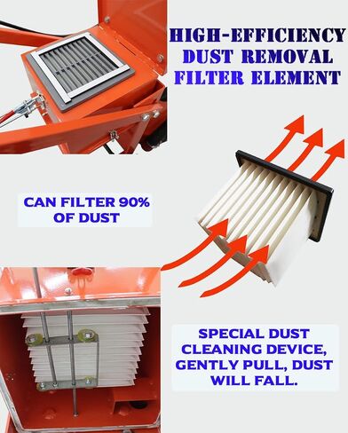 INTSUPERMAI Concrete Floor Polisher Hand-push Cement Ground Grinder Terrazzo Ground Grinding Machine Adjustable Floor Surfacing Grinder Floor Ground Polishing Machine with Vacuum Fan 220V in Kuwait