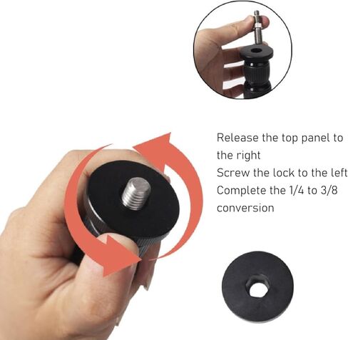 Tripod Extension Rod, Retractable Anodized Lightweight Tripod Extension Tube for Travel in Kuwait