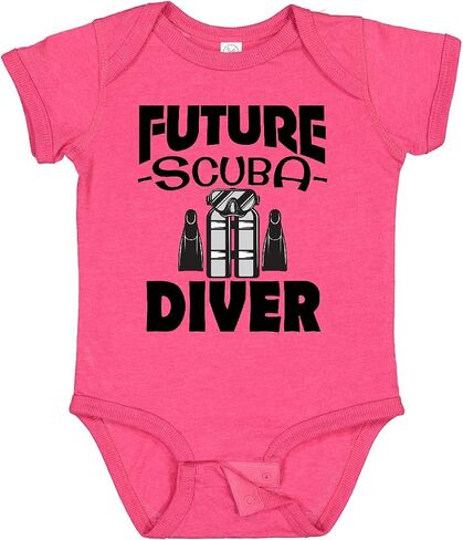 inktastic Future Scuba Diver Baby Bodysuit in Kuwait