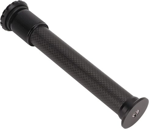 2 Section Carbon Fiber Tripod Extension Tube, Center Column Extender with 1/4 and 3/8 Inch Screw Holes, for Stabilizer Action Camera DSLR Monopod in Kuwait