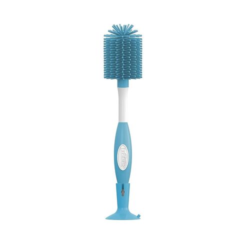 Dr. Brown's Baby Bottle Drying Tower, Stand-Up Drying Rack with Soft Touch No Scratch Baby Bottle Cleaning Brush, Blue in Kuwait