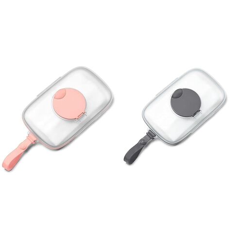 Skip Hop On-The-Go Wipes Dispensers, Blush and Grey, 25-40 Count in Kuwait