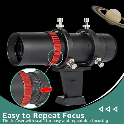 Telescope Finder Scope 40mm F4 160mm Multi-Coated Portable with Integrated Helical in Kuwait
