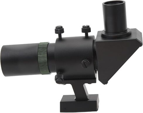 Astronomical Telescope Accessory, Green Film, 120mm Length, Multilayer Coating, Right Angle Finder with Metal Stand for Astronomy in Kuwait