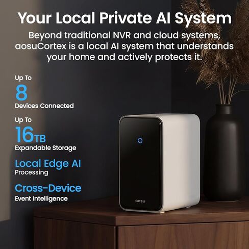 aosu 3K Solar Security Camera Outdoor Wireless Kit System with 2K Video Doorbell & Indoor Camera, 360° Protection, AI Alerts, Cross-Camera Tracking, Color Night Vision Expandable to 16TB Local Storage in Kuwait