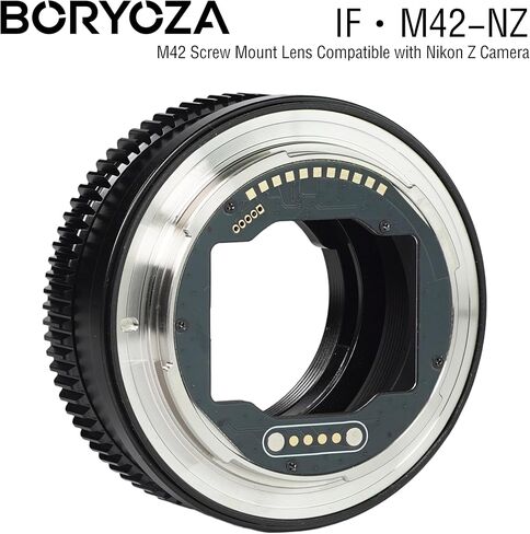 IF·M42-NZ Chipped Focus Confirm Adapter M42 Screw Mount Lens Compatible with Nikon Z Camera in Kuwait