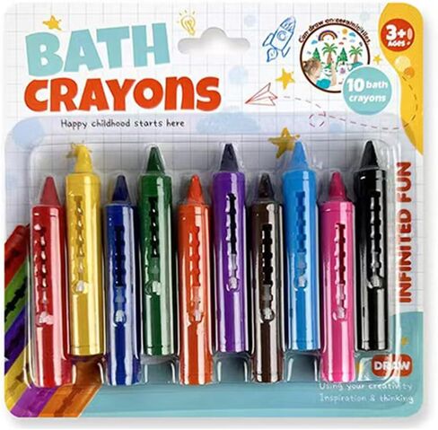 Bath Crayons Toddler Bath Toys, 10Packs in Kuwait