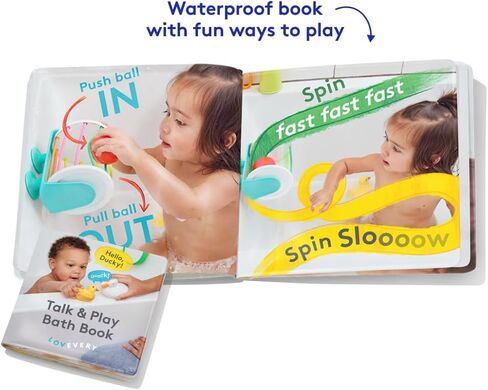 LOVEVERY, The Bath Set, 9-Piece Bath Toys with Play Guide, Early Development for 9+ Months in Kuwait
