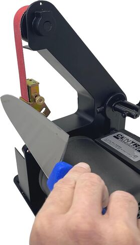 Knife Sharpening Angle Guide fits 1X30 Belt Sander with Assorted 6 Pack of 1X30 Sharpening Sanding Belts in Kuwait
