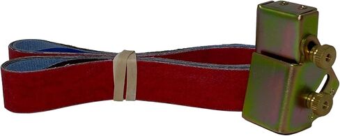 Knife Sharpening Angle Guide fits 1X30 Belt Sander with Assorted 6 Pack of 1X30 Sharpening Sanding Belts in Kuwait