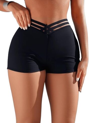 Womens Summer Beach Solid Color Wrap Around Bottoms in Kuwait