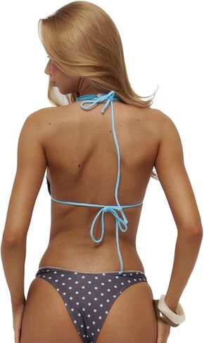 Womens Dot High Waist Bikini Bottoms Only Summer Beach Sexy Cute in Kuwait