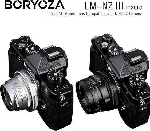LM-NZ III Chipped Focus Confirm Macro Adapter (Black) Compatible with Leica M-Mount Lens to Nikon Z Camera in Kuwait