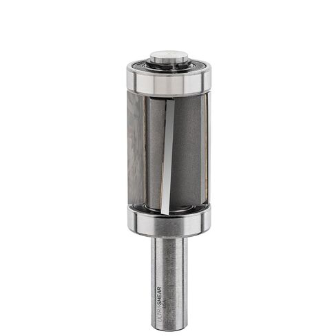 4-Flute Alternating Shear Pattern & Flush Trim Router Bit Set, 1-1/8" CD, 1-1/2" CL, Up/Down Shear Compression Geometry for Ultra-Smooth Cuts & Low Feed Resistance, Made in USA US541115AS in Kuwait