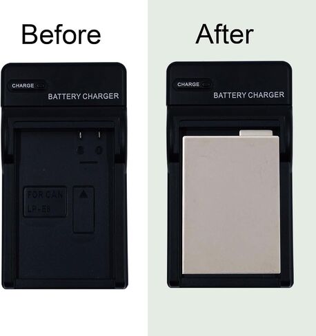 LP-E8 Battery Charger for LC-E8 LC-E8C LC-E8E Wall Charger Compatible with Canon EOS Rebel T3i T5i T4i T2i,Canon EOS 700D 650D 600D 550D,EOS Kiss X4,X5,X6i,KX7i Cameras & More(Not for T2 T3 T4 T5) in Kuwait