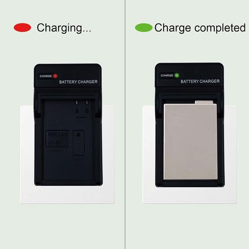 LP-E8 Battery Charger for LC-E8 LC-E8C LC-E8E Wall Charger Compatible with Canon EOS Rebel T3i T5i T4i T2i,Canon EOS 700D 650D 600D 550D,EOS Kiss X4,X5,X6i,KX7i Cameras & More(Not for T2 T3 T4 T5) in Kuwait