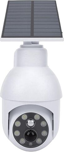 EBTOOLS Solar Security Light with Motion Sensor, 540LM LED Light IP64 Water Proof Simulation Camera Design, for Yard Driveway Patio Outdoor Areas in Kuwait