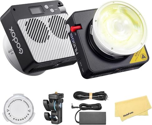 Godox ML100R RGB LED Video Light with Bluetooth Control,1800K-10000K CCT | High 95 CRI/TLCI,14 FX Modes,110W Input Power,Compact & Lightweight for Professional Filmmaking,Photography,Vlogging in Kuwait