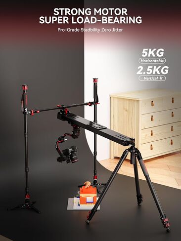 IFOOTAGE Shark Slider Nano II 860 Motorized Camera Slider with Tripod TC7 and Fluid Head K5S in Kuwait