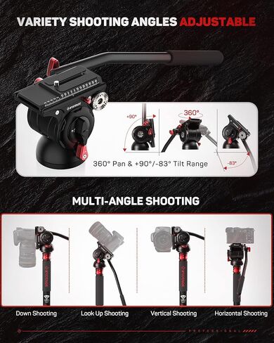 IFOOTAGE Shark Slider Nano II 860 Motorized Camera Slider with Tripod TC7 and Fluid Head K5S in Kuwait