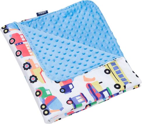 Wildkin Cotton Fitted Crib Sheet Bundle with Plush Throw Blanket (Trains, Planes & Trucks) in Kuwait