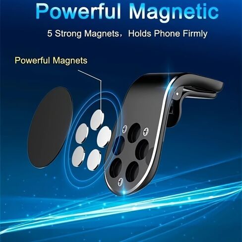 Car Phone Holder for BMW 4er Coupé/Cabrio 2 G22 2020 | Magnetic Air Vent Mount Automobile Hands Free Cradle 360° Adjustable Stand Navigating Accessories in Kuwait
