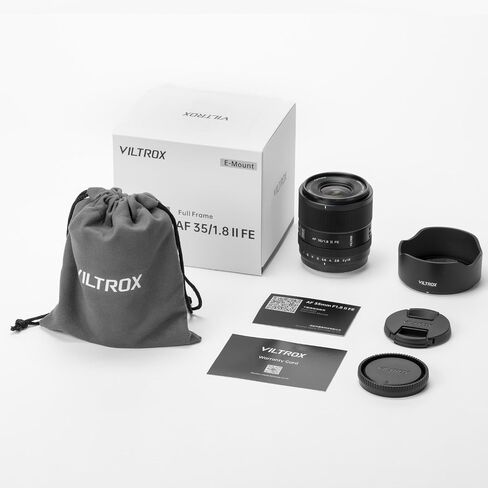 VILTROX AF 35mm F1.8 II EVO APO FE Full Frame Large Aperture Autofocus Prime Cameras Lens for Sony E-Mount A7IV ZV-E1 A7CII A7RV FX3 A7SIII A7CR A7III A7C A1 A7RIV A9 A9II A7RIII ZV-E10 in Kuwait