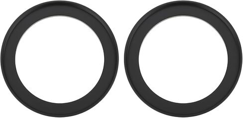 2 Pack Step Up Ring 49mm to 58mm Lens Filter Adapter Slim Aluminum Compatible with DSLR and Mirrorless Cameras in Kuwait