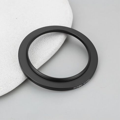 2 Pack Step Up Ring 49mm to 58mm Lens Filter Adapter Slim Aluminum Compatible with DSLR and Mirrorless Cameras in Kuwait