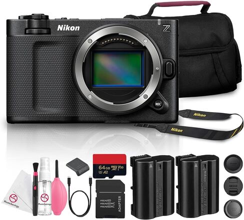 Nikon ZR Full-Frame 6K Cinema Camera | 32-Bit Float Audio, RED Color Science, 4" DCI-P3 Display | Ideal for Film Studios & Cinematographers (2006) + 64GB Card + Battery + Camera Bag + More in Kuwait
