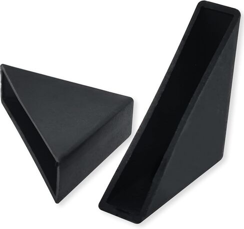 6mm(1/4inch) Black Triangle Shape Plastic Glass Corner Protector,Collision-Proof Right-Angle Plastic Corner Guard for Furniture,Wood Planks,Picture Frame, Painting, Shipping, Packing(40pcs) in Kuwait