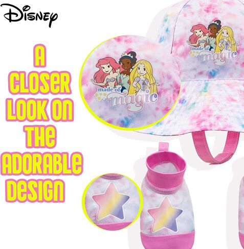 Disney Princess Tie-dye Bucket Hat and Swim Booties Set, Sun Protection UPF 50+ - Age 0-12 Months in Kuwait