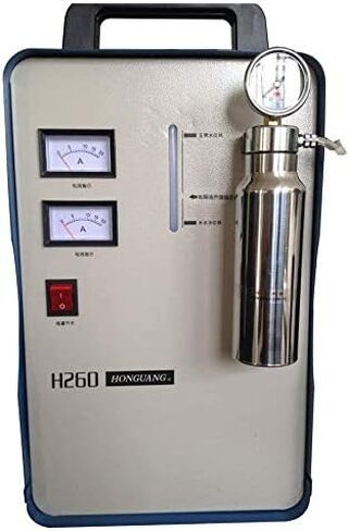 Unbranded US STOCK 800W 150L Oxygen Hydrogen HHO Gas Flame Generator Acrylic Polishing Machine Water Welder Flame Polisher 110V+ 2 Gas Torches Free in Kuwait