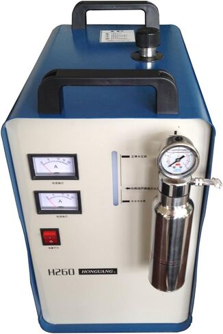 Unbranded US STOCK 800W 150L Oxygen Hydrogen HHO Gas Flame Generator Acrylic Polishing Machine Water Welder Flame Polisher 110V+ 2 Gas Torches Free in Kuwait