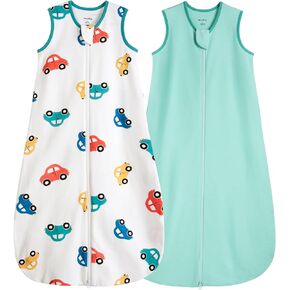 Baby Sleep Sack 6-12 Months 1.0 Tog 100% Cotton Toddler Sleep Sack,2 Pack Breathable Soft All Year Wearable Blanket for Toddler in Kuwait