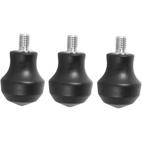 3 Pieces Tripod Foot Pad Camera Tripod Monopod Silicone Foot Pad Anti Slip Tripod Spike Feet Universal Leg Replacement Stainless Steel in Saudi Arabia