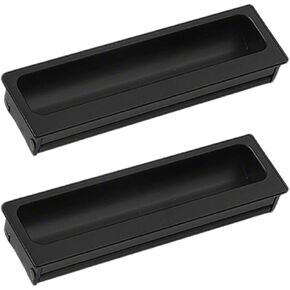 Concealed Handles, 2 Pcs Aluminum Alloy Sliding ,Flush(Hole distance 96mm) in Saudi Arabia
