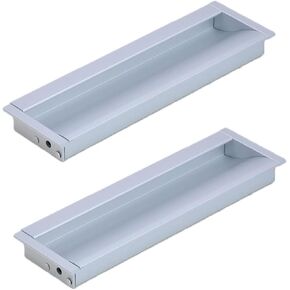 Concealed Handles, 2 Pcs Hidden Embedded Drawer(Hole distance 192mm) in Saudi Arabia