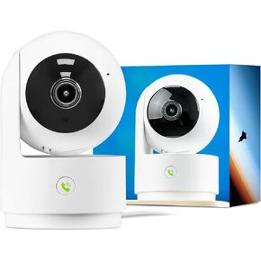 كاميرا أمان داخلية SOVMIKU Vicohome 2K، مكون إضافي، تتبع الذكاء الاصطناعي، تسجيل 24/7، مراقبة الحيوانات الأليفة/الطفل، رؤية 360 درجة، صوت ثنائي الاتجاه، رؤية ليلية، سهلة الإعداد، واي فاي 2.4 جيجا هرتز، إنذار مسموع in Kuwait
