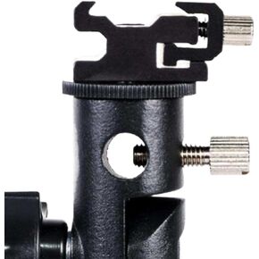 Professional Photography Flash Bracket Mount Compatible with Camera Light Stand Rotation in Kuwait