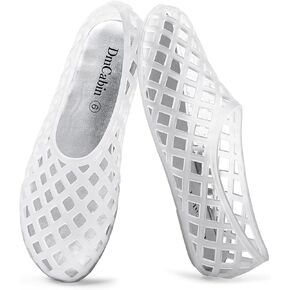 Women's Jelly Shoes Mesh Ballet Flats |Breathable Woven Fisherman Style Slip On Shoes for Summer Vacation & Casual Wear in Kuwait