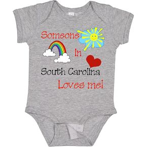 inktastic Someone in South Carolina Loves Me Baby Bodysuit in Kuwait