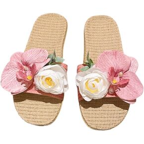 Women's summer floral accessory beach sandals - Fashionable, versatile, lightweight and comfortable. the beach, poolside, outdoors and daily use. in Kuwait