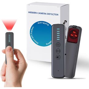 ZHENHAN Premium Hidden Camera & GPS Tracker Detector – RF Signal Spy Camera Finder with 25H Long Battery Life, Anti-Spy Surveillance, Compact Travel-Friendly Design (S600 Black) in Saudi Arabia