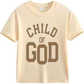 Toddler Boys Gilrs God Says I Am Shirts Kids Religion Jesus Truck Construction Vehicle Bow Short Sleeves Tops 2-7 Years in Kuwait