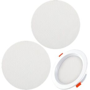 2pcs 18cm Ceiling Light Diffuser Cover Soft Plastic Lamp Shade Anti-glare LED Glare Shield Safe Nursery Bedroom Living Room in Kuwait