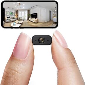 Hidden Camera, Small Cameras Nanny Cam Hidden Wireless Cameras for Home Camera Indoor Spy Camera with 1080P HD and Night Vision for Home Security, Room, Pet, Baby in Kuwait