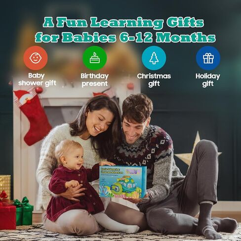 Crawling Turtle Baby Toys 6-12 Months,Interactive Infant Gift for 6-9-12 Month Old Boys Girls,Musical Tummy Time Toy with Lights,Sounds,ABC & Bilingual Learning,5 6 7 8 9 10 12 Months Baby Gifts in Kuwait