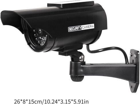 Imitation Fake Camera, Surveillances Security CCTV Dome, Indoor Outdoor with LED Light Security Simulated Surveillances Cameras in Kuwait